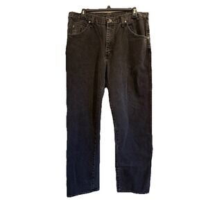 Wrangler Men's Straight Jeans Black